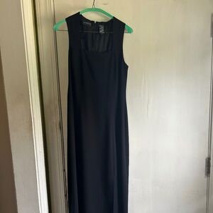 Black maxi shell